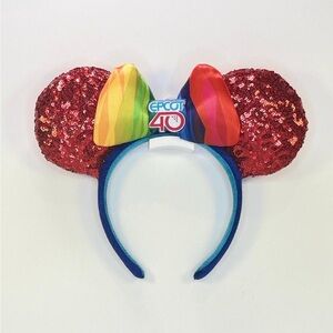 Disney World Epcot 40th Anniversary Minnie Ears